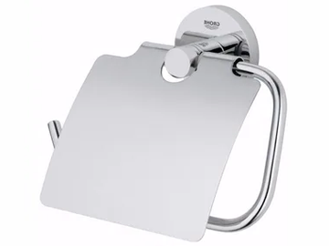 ESSENTIALS - Metal toilet roll holder by Grohe