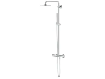 EUPHORIA SYSTEM 150 - Wall-mounted thermostatic shower panel with overhead shower by Grohe
