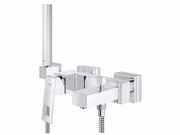 EUROCUBE - Wall-mounted bathtub mixer with hand shower by Grohe