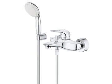 EUROSTYLE NEW - Wall-mounted bathtub mixer with hand shower by Grohe