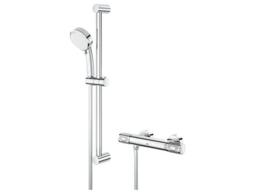 GROHTHERM 1000 PERFORMANCE - Thermostatic brass shower set by Grohe