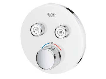 GROHTHERM SMARTCONTROL 29151LS0 - Thermostatic shower mixer with plate by Grohe