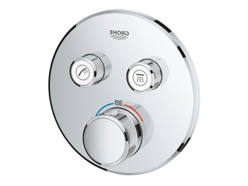 GROHTHERM SMARTCONTROL - Thermostatic shower mixer with plate by Grohe