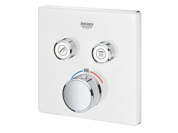 GROHTHERM SMARTCONTROL - Thermostatic shower mixer with plate by Grohe