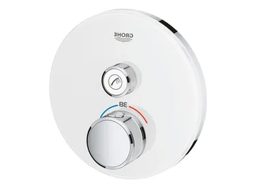 GROHTHERM SMARTCONTROL - Thermostatic shower mixer with plate by Grohe