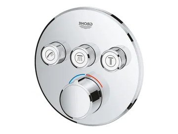 SMARTCONTROL - Shower mixer with plate by Grohe