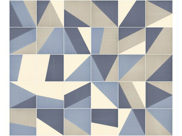 TANGRAM 3 - Glazed porcelain stoneware wall tiles / flooring by gruppo bardelli