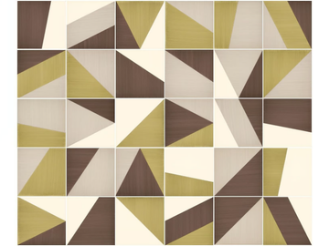 TANGRAM 4 - Glazed porcelain stoneware wall tiles / flooring by gruppo bardelli
