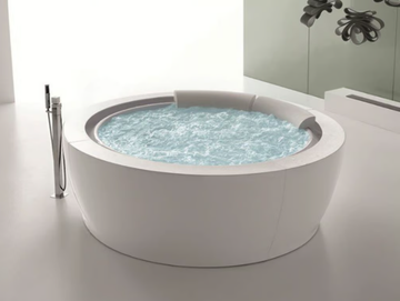BOLLA SFIORO - Hydromassage round bathtub by Gruppo Geromin