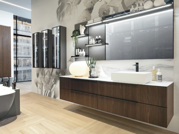 ELITE 11 - Wall-mounted vanity unit with drawers by Gruppo Geromin