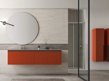 ELITE ELI03 - Wall-mounted vanity unit with drawers by Gruppo Geromin