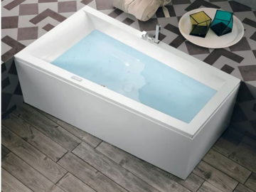 MODE - Hydromassage acrylic bathtub by Gruppo Geromin