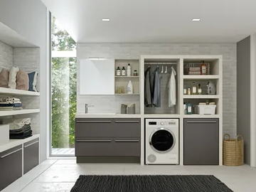 STORE 07 - Laundry room cabinet for washing machine by Gruppo Geromin