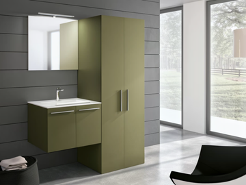 STORE 410 - Tall laundry room cabinet with sink by Gruppo Geromin
