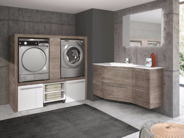 STORE EXCELLENT 401 - Sectional laundry room cabinet by Gruppo Geromin