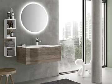 STR8 301 - Wall-mounted vanity unit with drawers by Gruppo Geromin