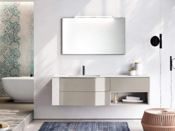 STR8 STR05 - Wall-mounted vanity unit with drawers by Gruppo Geromin