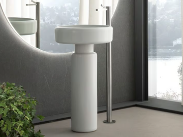 VIGNO - Freestanding ceramic washbasin by Gruppo Geromin