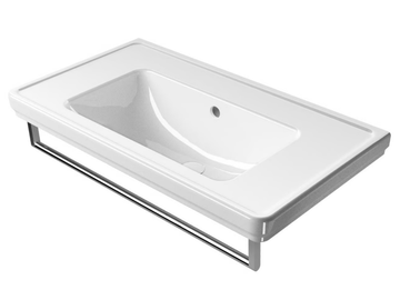 CLASSIC 90 - Wall-mounted rectangular washbasin by GSI ceramica