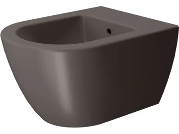 COLOR ELEMENTS 50X36 - Wall-hung back to wall ceramic bidet by GSI ceramica
