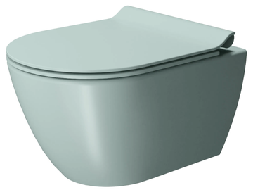 COLOR ELEMENTS 50X36 - Wall-hung back to wall ceramic toilet by GSI ceramica