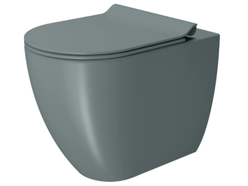COLOR ELEMENTS 55X36 - Floor mounted ceramic toilet by GSI ceramica
