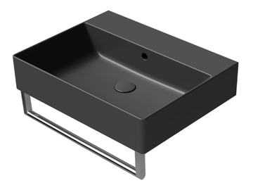 COLOR ELEMENTS 60X47 - Rectangular ceramic washbasin with overflow by GSI ceramica