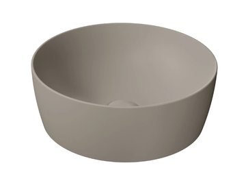 COLOR ELEMENTS Ø40 - Countertop round ceramic washbasin by GSI ceramica