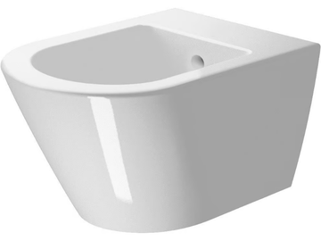 KUBE X 50/F - Wall-hung ceramic bidet with overflow by GSI ceramica