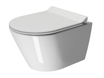 KUBE X 50/F - Wall-hung ceramic toilet by GSI ceramica