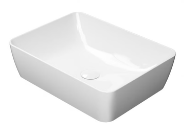 NUBES 50X38 - Countertop rectangular washbasin by GSI ceramica