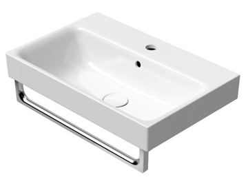 NUBES 60X40 - Inset rectangular ceramic washbasin by GSI ceramica
