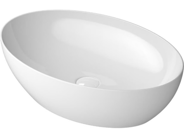 PURA 60X42 - Countertop oval washbasin by GSI ceramica