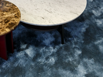 IN-TOUCH - Long pile solid-color handmade rug by G.T.DESIGN