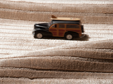 STAIRS - Handmade bamboo fibre and linen rug by G.T.DESIGN