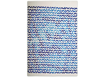 VOLARE INDACO 200x300 cm - Patterned rectangular wool rug by G.T.DESIGN