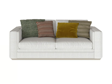 AMALFI - 2 seater fabric sofa by Guerra Vanni