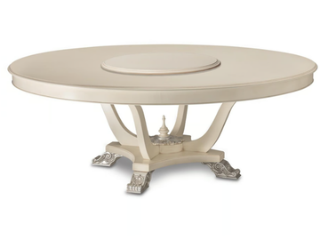 CLASSICO 1241 - Round solid wood table by Guerra Vanni