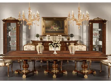 CLASSICO 1264 - Rectangular solid wood table by Guerra Vanni