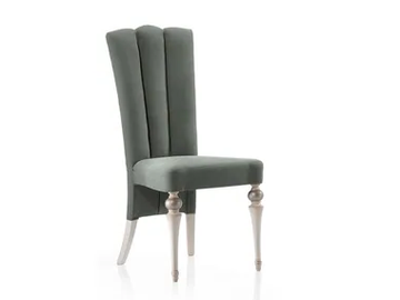 CLASSICO 907S - Upholstered velvet chair by Guerra Vanni
