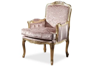 ELISABETTA - Fabric armchair with armrests by Guerra Vanni