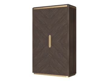 HERMES - Wooden highboard with doors by Guerra Vanni
