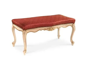 MINERVA - Upholstered solid wood bench by Guerra Vanni