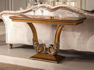 NOBLESSE - Rectangular solid wood console table by Guerra Vanni