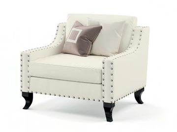 OSCAR - Fabric armchair with armrests by Guerra Vanni