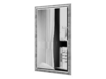 OSCAR - Rectangular framed wall-mounted wooden mirror by Guerra Vanni