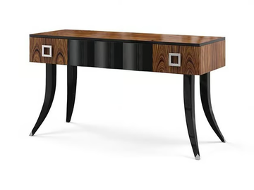 OSCAR - Wood veneer secretary desk / dressing table by Guerra Vanni