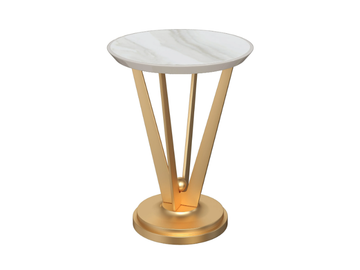 TROPEA - Coffee table with marble top and solid wood base by Guerra Vanni
