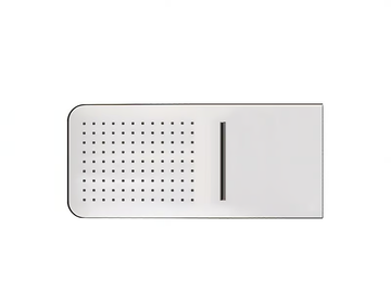 BD04110 - Rectangular stainless steel overhead shower by GUGLIELMI RUBINETTERIE