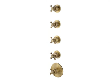 CLASSICA - 5 hole Recessed thermostatic shower mixer by GUGLIELMI RUBINETTERIE